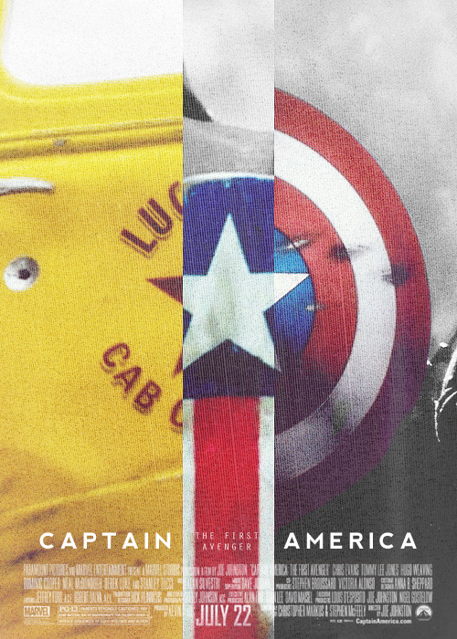 cptsmallass: alternate poster: captain america the first avenger [8/∞] “I hear you&rsquo