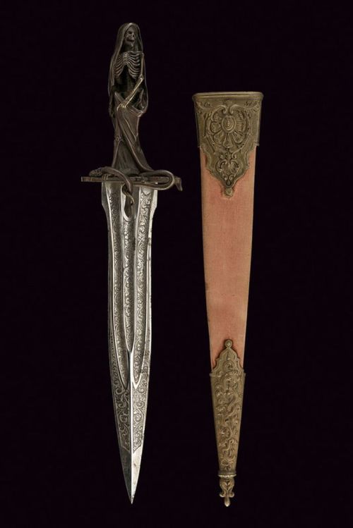 art-of-swords:Ceremonial Dagger Dated: mid-19th centuryCulture: FrenchMeasurements: overall length 4