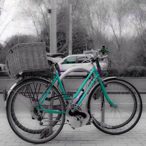 baileygrove: 7. #street #fmsphotoaday #bike #melbourne #stkildaroad #bicycle #bw