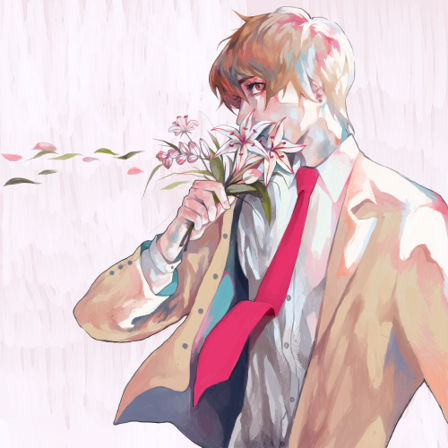 gummyisgummy:After about 3.5 months, I’ve finally painted it!!The flower in Light’s hands are asphod