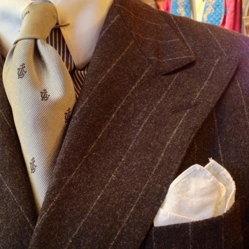 workingclassdandy - #menswear #wiwt #rl #polo #chalkstripe (at...