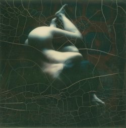 liquidnight: Co Rentmeester A nude photographed with a Polaroid SX-70 camera (with a 15-second time exposure), 1972 [via Shooting Film] 