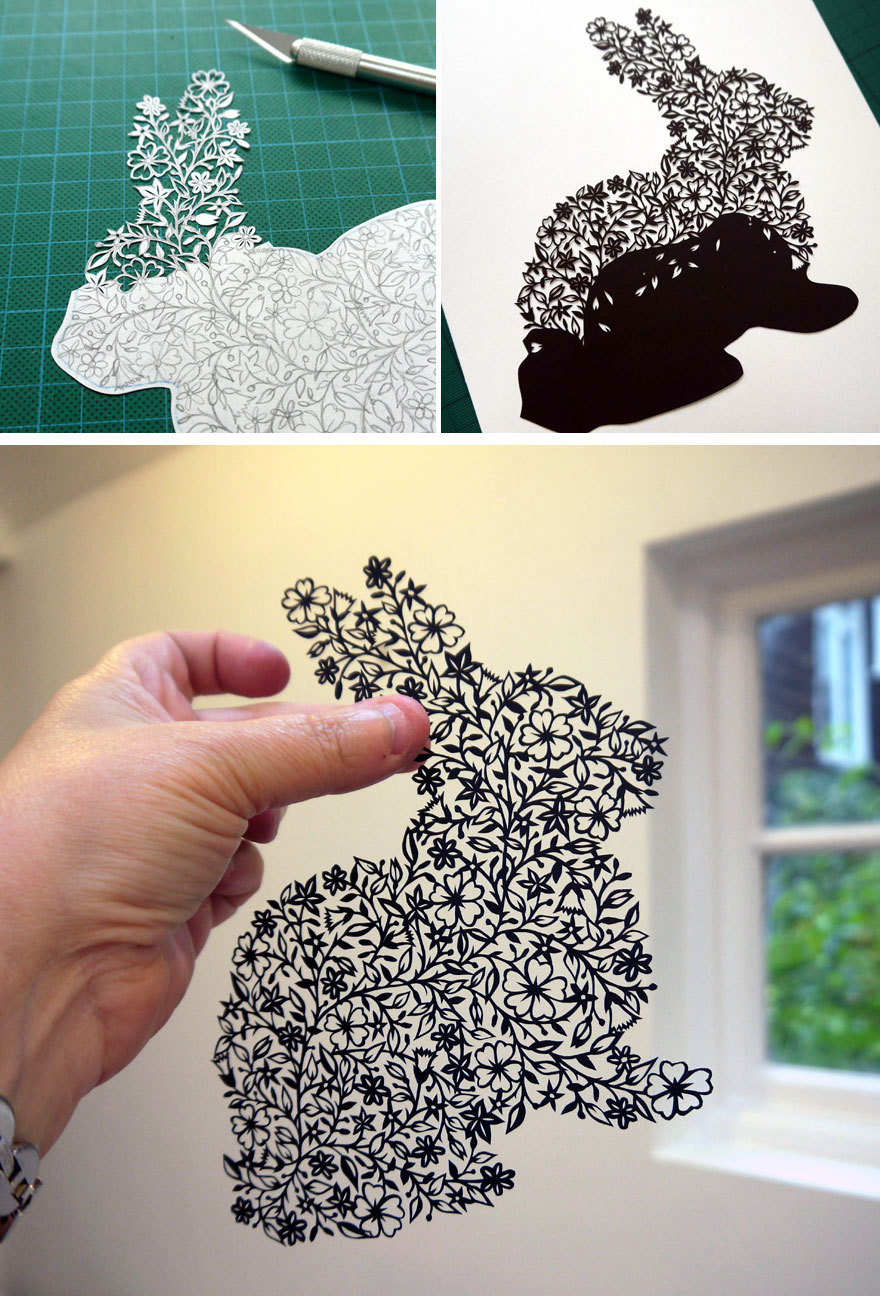 culturenlifestyle:  Artist Creates Mind-Bogglingly Intricate Paper Art Using a single