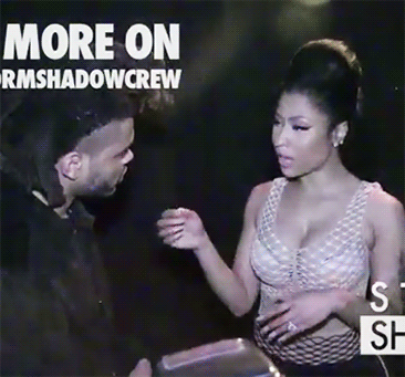 minajjjeeehhtwaa:  The weeknd and Nicki talking about possible collab . (x)