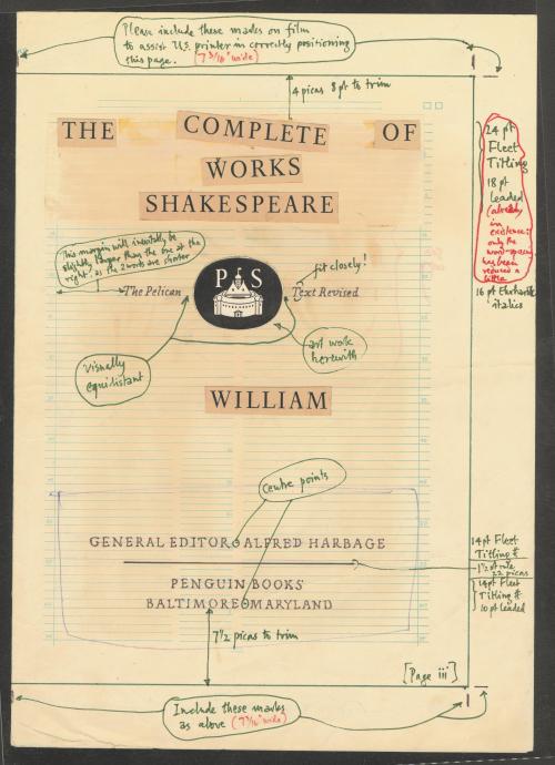 Typography TuesdayHans Schmoller: 100 yearsThe Complete PelicanShakespeare, 1968.This April marked 1