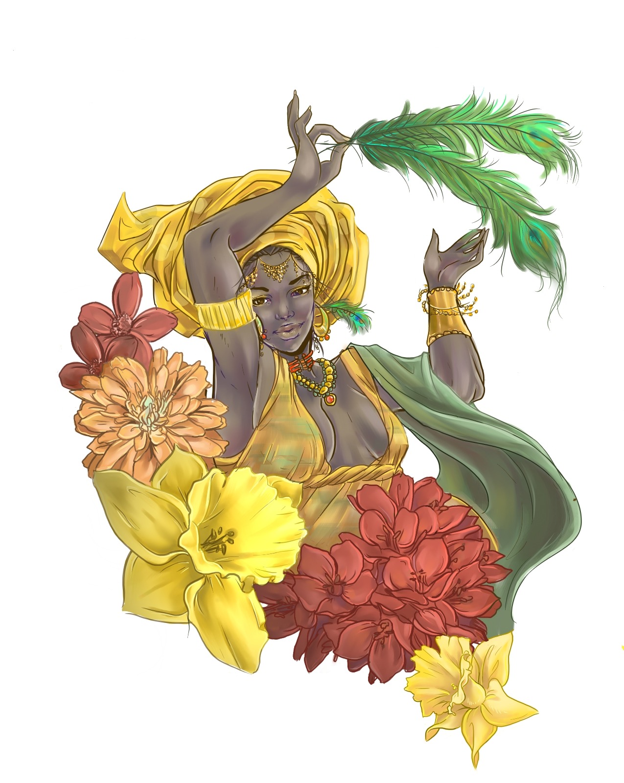 chantelligentdesigns:  Finally finished this beauty. :’) Here is the 3rd Mythological