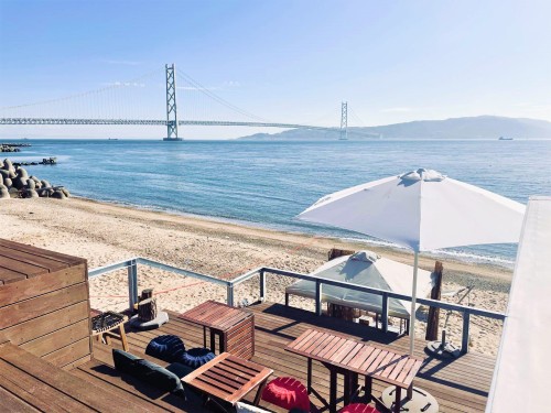 Seaside Cafes in Kobe by Visit KobeI remember passing through Hyogo Prefecture from Kyoto to Himeji 
