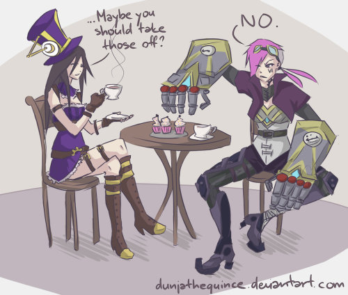 Piltover Tea Party! by DunjaTheQuince