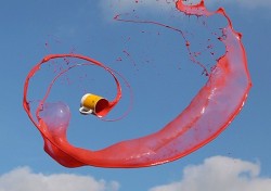 lusidar:  Flying Beverages: Photo Series