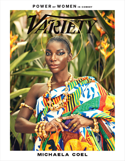 chewbacca:Michaela Coel photographed by Sophy Holland for Variety (2021)