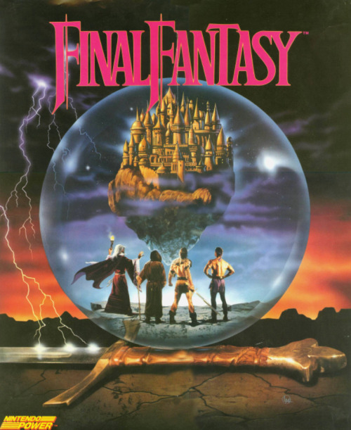 Poster for Final Fantasy in Nintendo Power magazine.