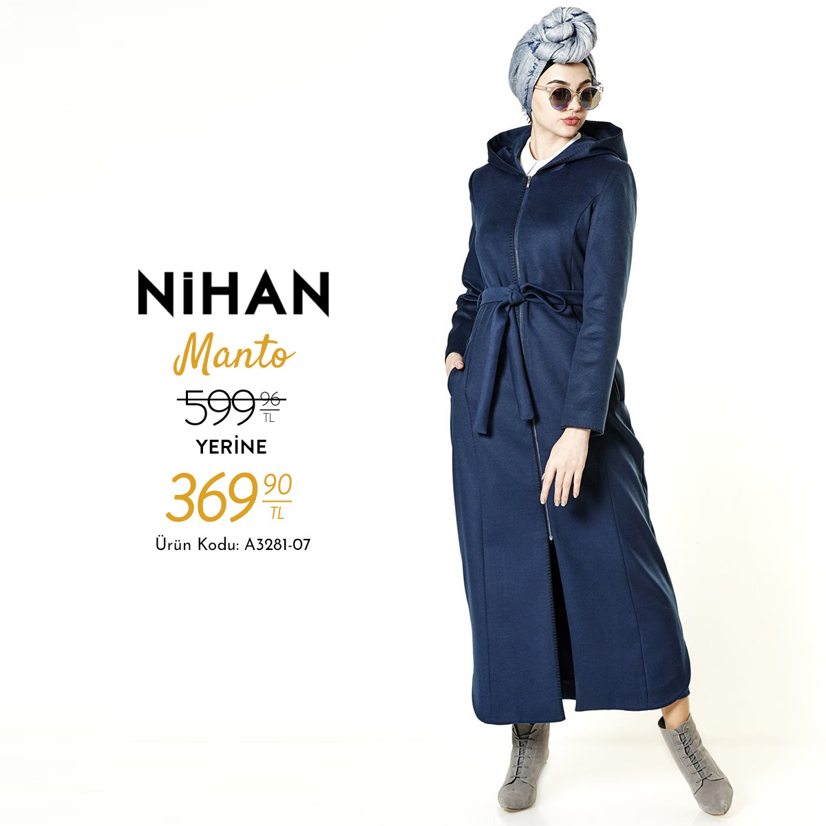 Nihan Nihan Kapisonlu Tunik Yesil V2082 22 Tesettur Bayan Giyimde Elbise Ferace Esarp Sal Hasema Ve Pardesu Gibi Tesettur Giyime Dair Urunleri Fashion Hijab