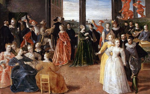 Carnival in Venice by Hieronymus Francken I, 1565
