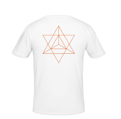 White DTA With Tetrahedron on back available now !Order on https://www.undergroundpharaoh.com/