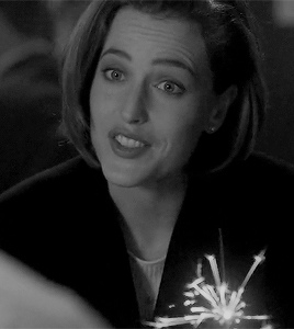 dailydanascully:That’s the way I like to celebrate [birthdays]. It’s every four years, it’s like dog