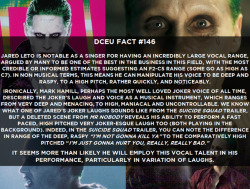 marsweareechelon:  Jared Leto Joker facts