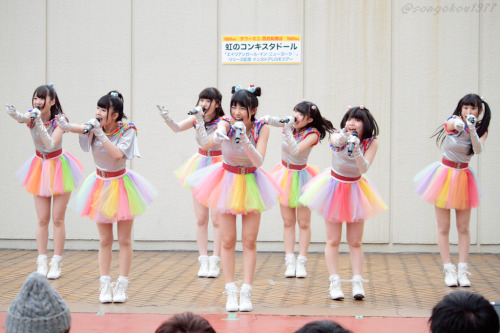 虹のコンキスタドール20160402　5th Single V　「↓エイリアンガール・イン・ニューヨーク↑」 発売記念！先行予約インストアイベント (TOWERmini西武船橋店)