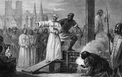 todayinhistory:March 18th 1314: Jacques de Molay killedOn this day in 1314 Jacques de Molay, the twenty-third and last Grand Master of the Knights Templar, was burned at the stake. The Templar knights were a major fighting unit of the Crusades, aiming