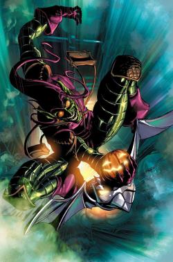 towritecomicsonherarms:  Favourite mainstream comic book villain tbhNorman Osborn/Green Goblin/Iron Patriot And he’s 3rd after The Dark Judges (from Judge Dredd) and The Plutonian (from irredeemable) on the all time listPersonally i just prefer it when