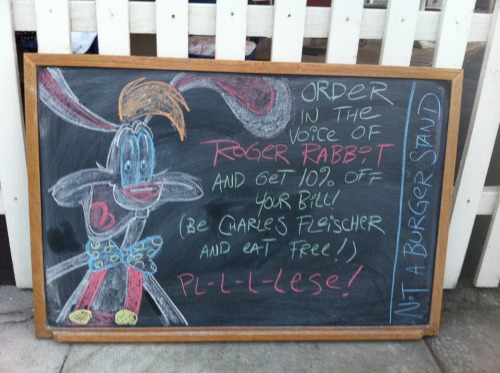 This week’s chalkboard is by Kyle! Offer good from 8/13-8/20!