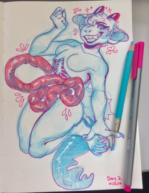 goretober day 2// gut spill