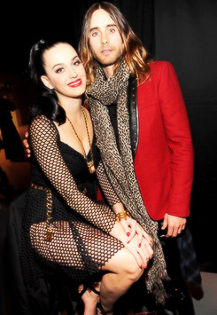 iheartkatyperry:  Katy and Jared Leto backstage at the MTV EMA 2013 