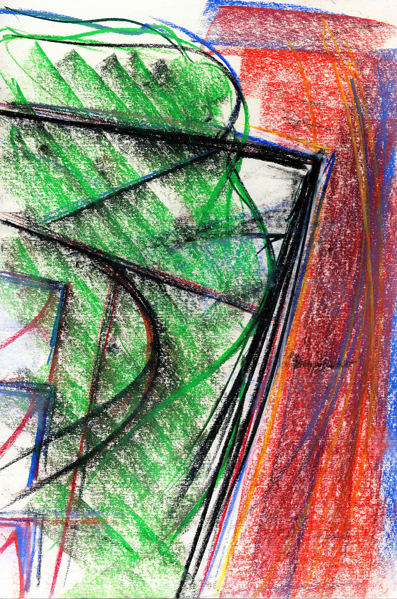 “Invisible Cities #1, Milano”
2009, Pastel drawing, 297 x 420 mm