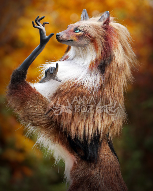 Autumn Fox Room Guardian  For Auction Room Guardians are small creatures made with the intention of 