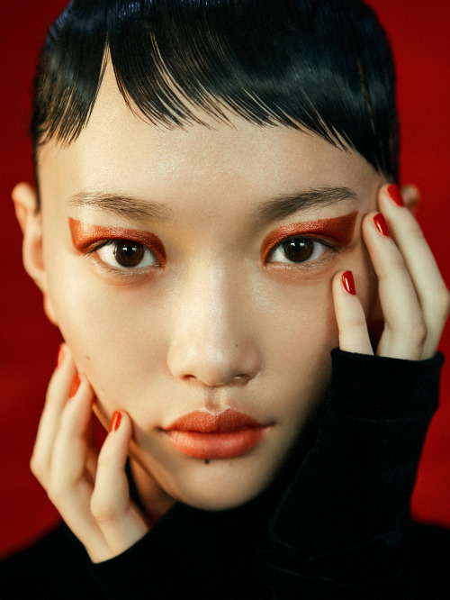 sickymag:RED for sickymag.comPhotography Lane LangModel Junli Zhao at China BentleyHair & Make-U