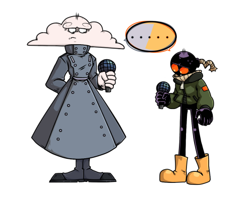 I drew the classic Boys in the FNF style, and its so funny to me because I really can&rsquo;t see ei