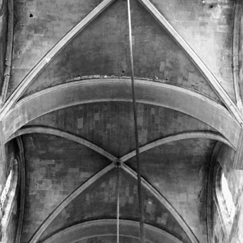 Arcs gothiques, église, Apt, Vaucluse, 2016.