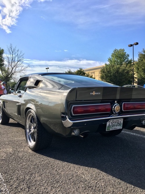 1967 Shelby Mustang GT350 cloaked in “Silver Frost” factory paint. This girl has a 306 h