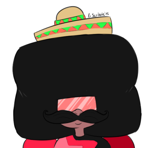 “Wow Garnet! You can even shapeshift a mustache!?” “No.” “….but then how did…?”“Willpower.”