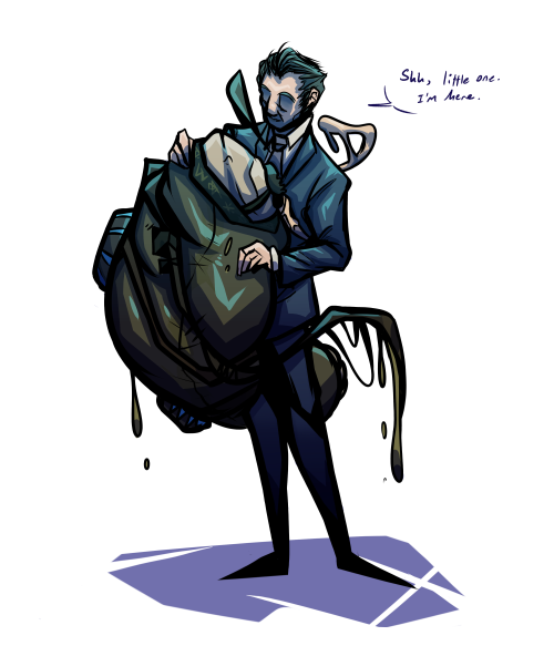 narkylass:A little headcanon that G-Man comforts the grubs when they’re in distress. They miss home 