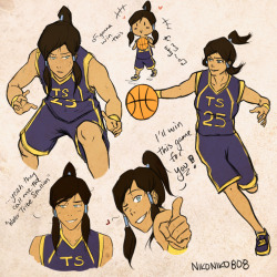 nikoniko808:  Actual basketball star Korra.