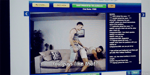 leprinceofsins:  Scotty Marx and Zane Porter taking requests at RandyBlue.com (xox)