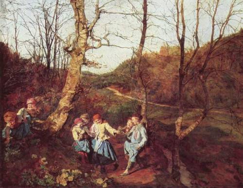 Early Spring in the Vienna Woods, 1861, Ferdinand Georg Waldmüller