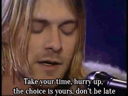 worshippingidols:  Come as you are - Nirvana (1992) Adam’s Song - Blink 182 (2000) 