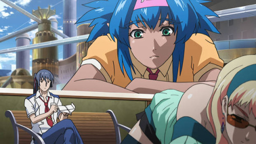 I Was Reminded Of The Picture From Macross Frontier Of Klan (Zentraedi) And Michel Playing Together As
