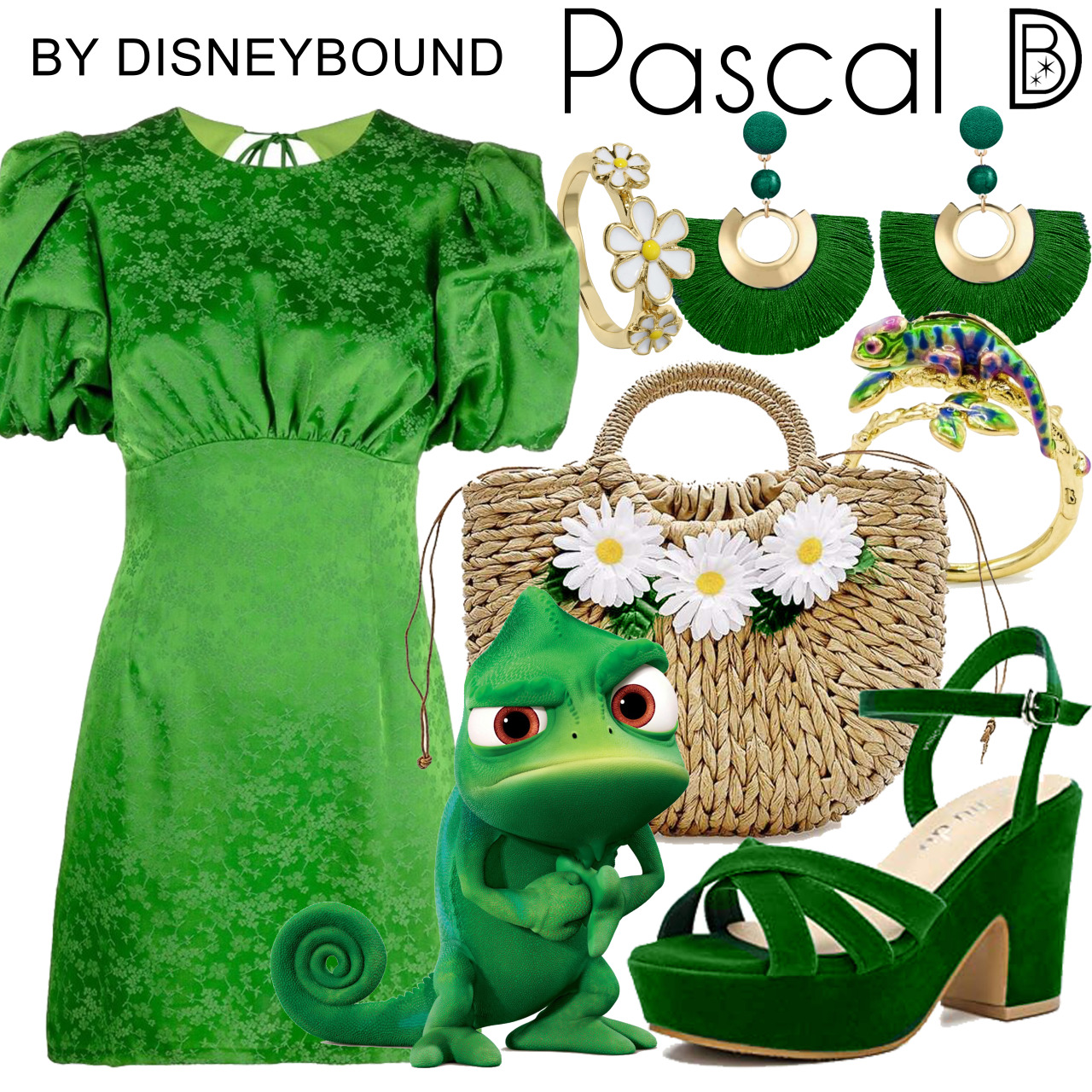 Pascal (Raiponce) - Rainbow DisneyBound
