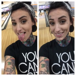 darling-kait:  Bowling alley selfies! 😁👍🎳