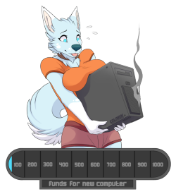 colarix:  Hi there!As you might already see i’m creating another “funds” meter, just for funsies, as i’m starting to be in a serious need of a new tabletop pc. My current being my very first pc i’ve ever owned and a completely factory made