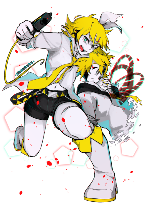 HAPPY 11TH YEARS OLD MY FAVORITE (TRAGIC) YELLOW TWINS!!!!my part for @100kagaminecollab this year, 