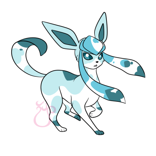 cheeziesart:  I had an idea for pied eeveelutions and wondered what they’d look like. Shinies are here 