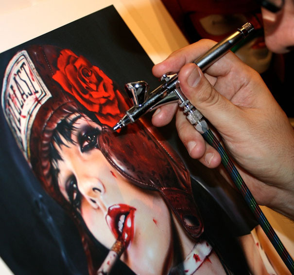 exhibition-ism:  Brand new limited edition print by Brian M. Viveros, releasing tomorrow