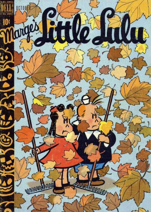 Really in love with Little Lulu’s comic covers. I want to make one.