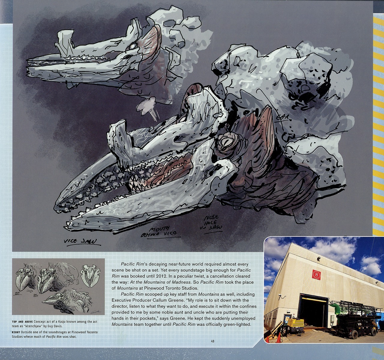 kristaferanka:  2chainzinsidevoice:  conquerorwurm: Guy Davis - Kaiju Concept Art