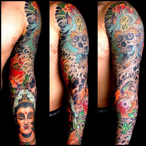 kingsavetattoo: You might have seen this #sleeve before but here are some healed up photographs. I h