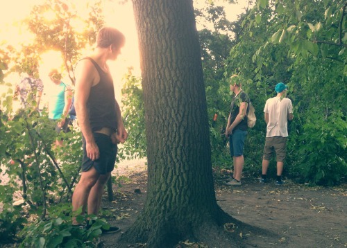 Dudes Peeing