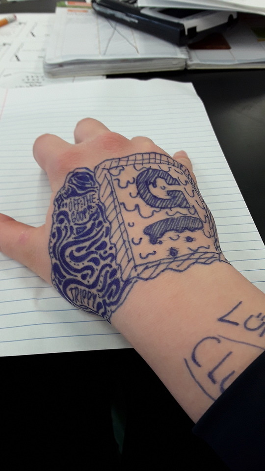 Drew On Myself The Other Day...
